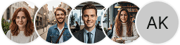 Bloc d'examen du trading Lueur Activorade affichant de multiples avatars de profils d'investisseurs